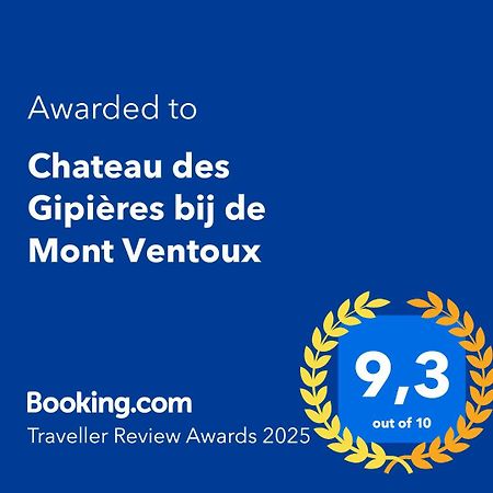 Chateau Des Gipieres Bij De Mont Ventoux Montbrun-les-Bains Zewnętrze zdjęcie