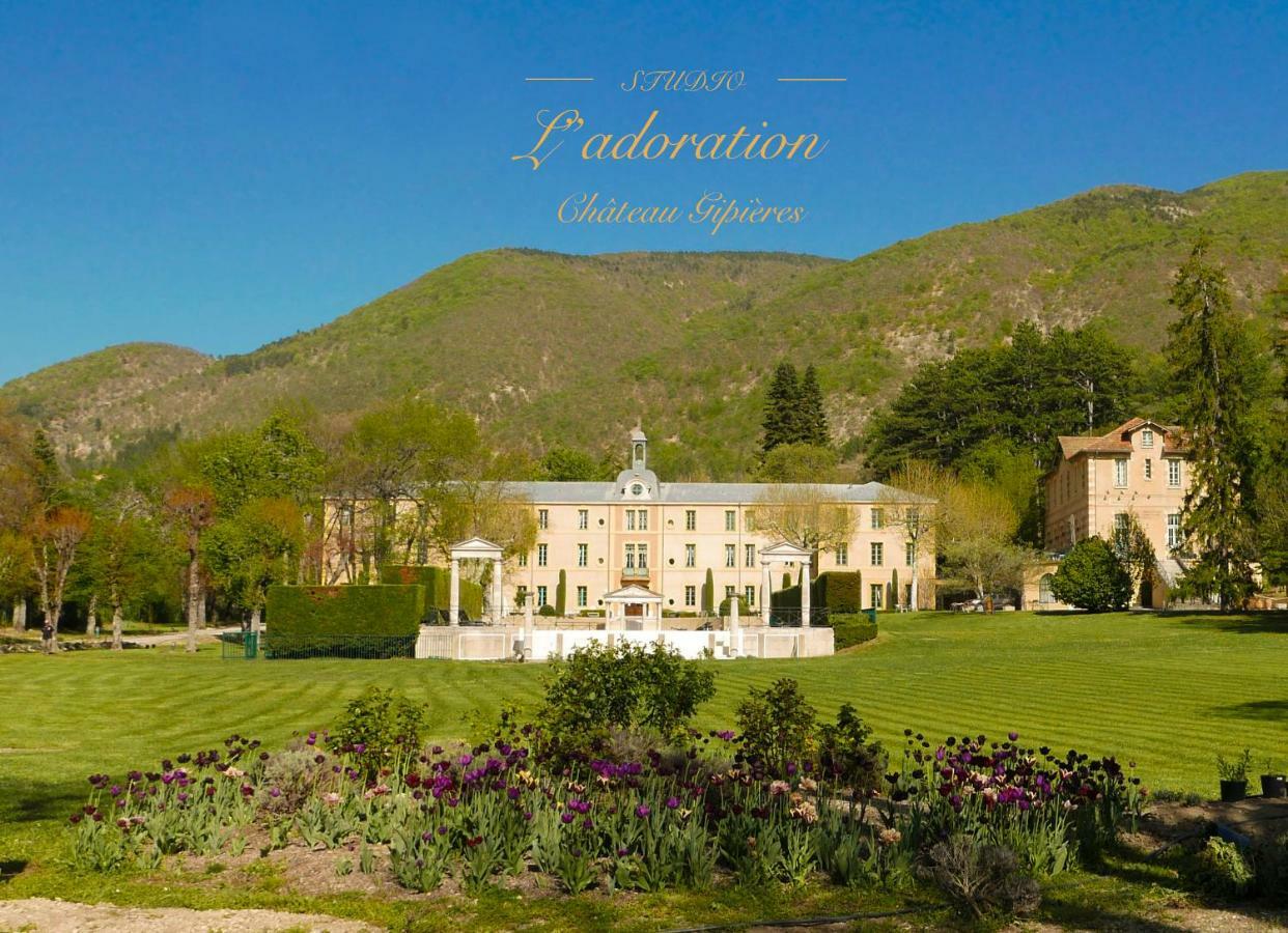 Chateau Des Gipieres Bij De Mont Ventoux Montbrun-les-Bains Zewnętrze zdjęcie